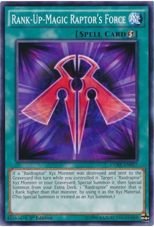 Rank-Up-Magic Raptor's Force CORE-EN057 - Common