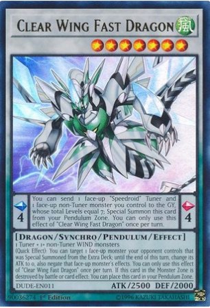 Clear Wing Fast Dragon - DUDE-EN011 - Ultra Rare