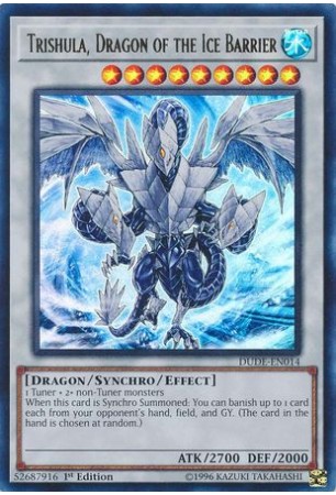 Trishula, Dragon of the Ice Barrier - DUDE-EN014 - Ultra Rare