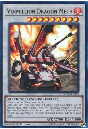 Vermillion Dragon Mech - DUDE-EN015 - Ultra Rare