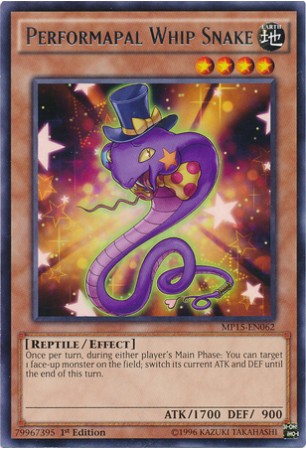 Performapal Whip Snake - MP15-EN062 - Rare