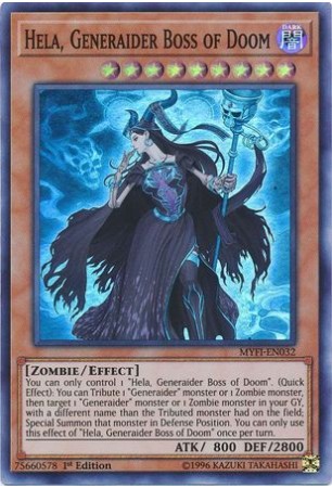 Hela, Generaider Boss of Doom - MYFI-EN032 - Super Rare