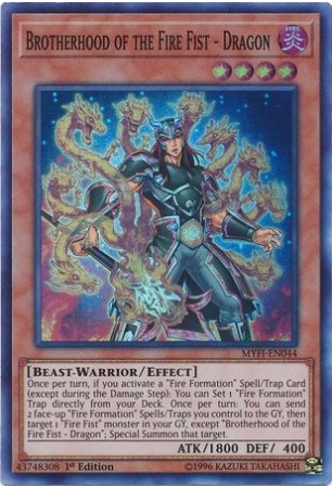 Brotherhood of the Fire Fist - Dragon - MYFI-EN044 - Super Rare