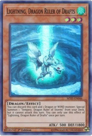 Lightning, Dragon Ruler of Drafts - MYFI-EN046 - Super Rare