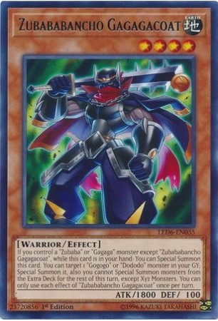 Zubababancho Gagagacoat - LED6-EN035 - Rare