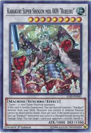 Karakuri Super Shogun mdl 00N "Bureibu" - IGAS-EN043 - Super Rare