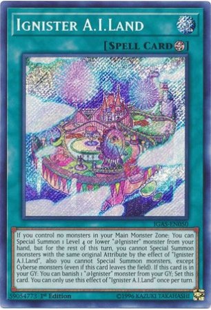 Ignister A.I.Land - IGAS-EN050 - Secret Rare