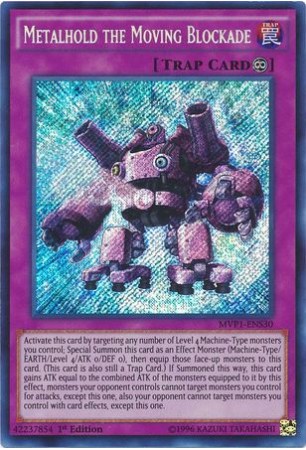 Metalhold the Moving Blockade - MVP1-ENS30 - Secret Rare