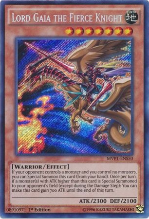 Lord Gaia the Fierce Knight - MVP1-ENS50 - Secret Rare