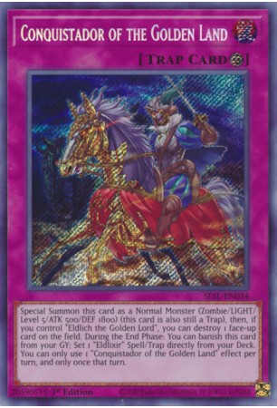 Conquistador of the Golden Land - SESL-EN034 - Secret Rare