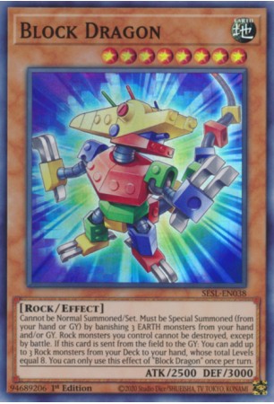 Block Dragon - SESL-EN038 - Super Rare