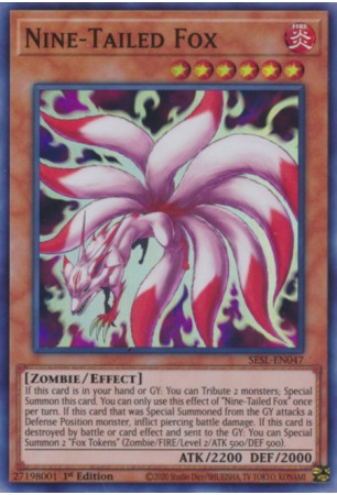 Nine-Tailed Fox - SESL-EN047 - Super Rare