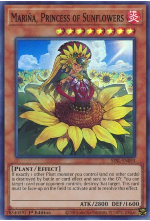 Mariña, Princess of Sunflowers - SESL-EN053 - Super Rare