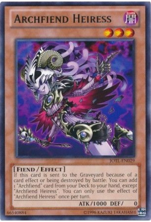 Archfiend Heiress - JOTL-EN029 - Rare