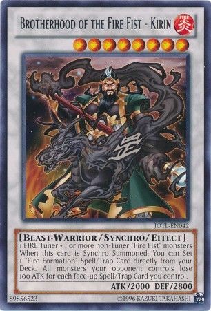 Brotherhood of the Fire Fist - Kirin - JOTL-EN042 - Rare