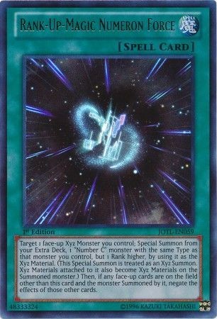 Rank-Up-Magic Numeron Force - JOTL-EN059 - Ultra Rare