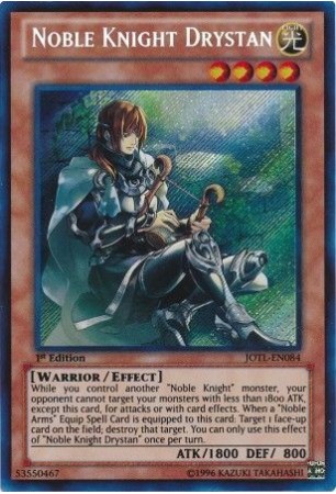 Noble Knight Drystan - JOTL-EN084 - Secret Rare