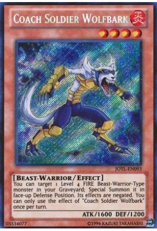 Coach Soldier Wolfbark - JOTL-EN093 - Secret Rare