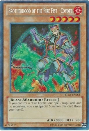 Brotherhood of the Fire Fist - Coyote - LTGY-EN082 - Secret Rare