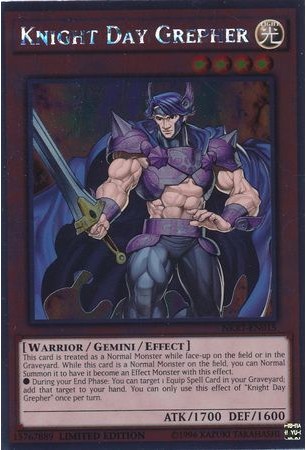 Knight Day Grepher - NKRT-EN015 - Platinum Rare