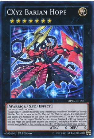 CXyz Barian Hope - MP15-EN189 - Super Rare