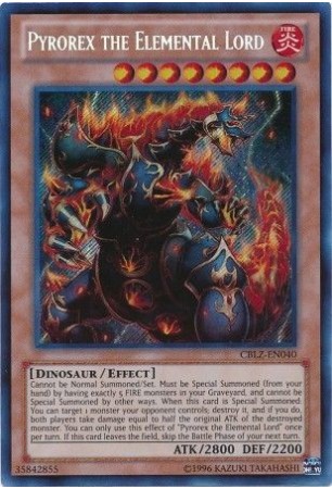 Pyrorex the Elemental Lord - CBLZ-EN040 - Secret Rare