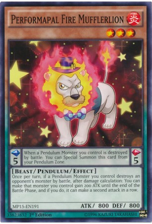 Performapal Fire Mufflerlion - MP15-EN191 - Common