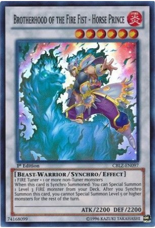 Brotherhood of the Fire Fist - Horse Prince - CBLZ-EN097 - Super Rare