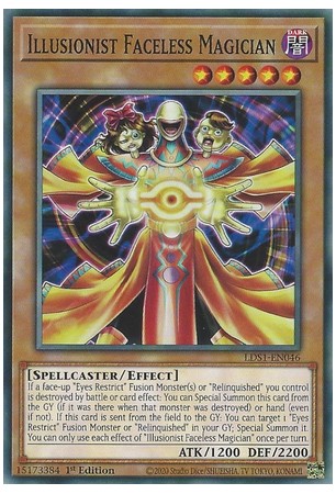 Illusionist Faceless Magician - LDS1-EN046 - Common