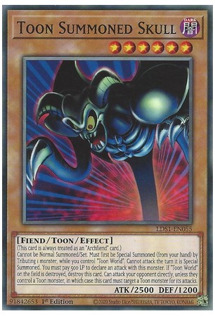 Toon Summoned Skull - LDS1-EN055 - Common