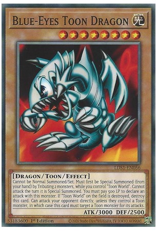 Blue-Eyes Toon Dragon - LDS1-EN056 - Common