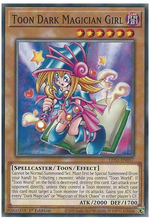 Toon Dark Magician Girl - LDS1-EN057 - Common