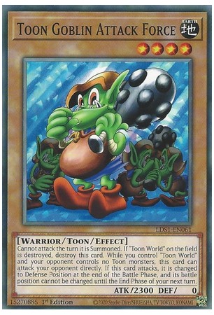 Toon Goblin Attack Force - LDS1-EN061 - Common