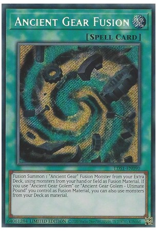 Ancient Gear Fusion - LDS1-EN090 - Secret Rare