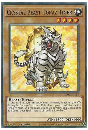 Crystal Beast Topaz Tiger - LDS1-EN096 - Common