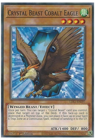 Crystal Beast Cobalt Eagle - LDS1-EN097 - Common