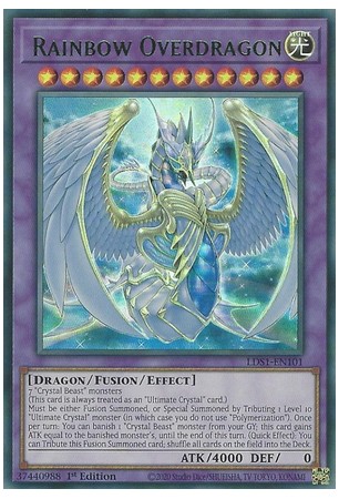 Rainbow Overdragon - LDS1-EN101 - Ultra Rare