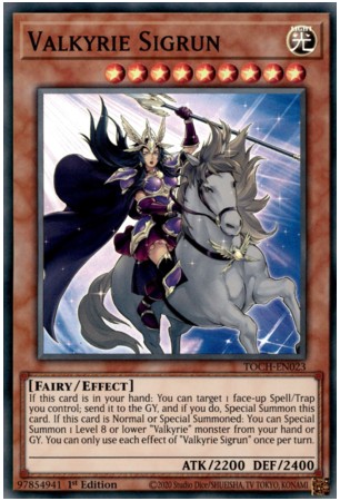 Valkyrie Sigrun - TOCH-EN023 - Super Rare