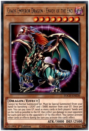 Chaos Emperor Dragon - Envoy of the End - TOCH-EN030 - Rare