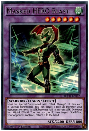 Masked HERO Blast - TOCH-EN047 - Rare