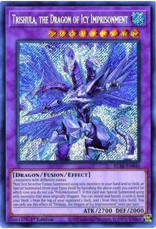 Trishula, the Dragon of Icy Imprisonment - BLAR-EN048 - Secret Rare