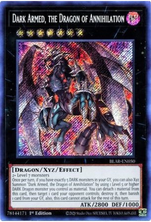 Dark Armed, the Dragon of Annihilation - BLAR-EN050 - Secret Rare