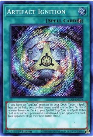 Artifact Ignition - BLAR-EN074 - Secret Rare