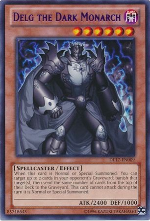 Delg the Dark Monarch (Purple) - DL17-EN009 - Rare