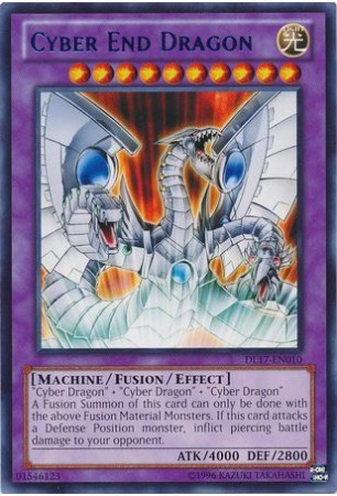 Cyber End Dragon (Blue) - DL17-EN010 - Rare