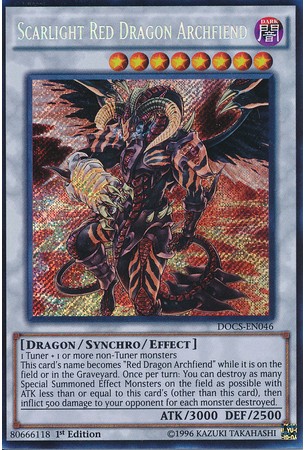 Scarlight Red Dragon Archfiend - DOCS-EN046 - Secret Rare