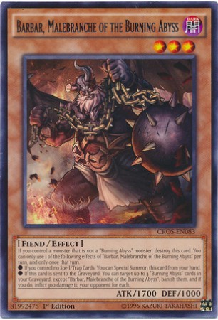 Barbar, Malebranche of the Burning Abyss - CROS-EN083 - Rare