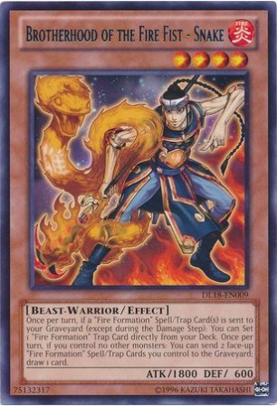 Brotherhood of the Fire Fist - Snake (Green) - DL18-EN009 - Rare