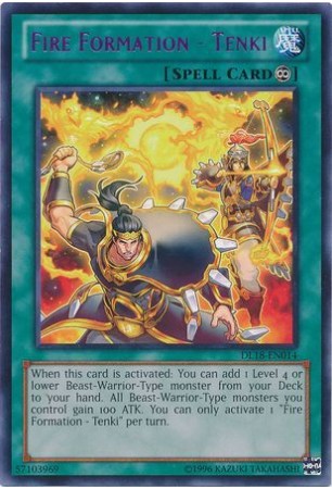 Fire Formation - Tenki (Blue) - DL18-EN014 - Rare