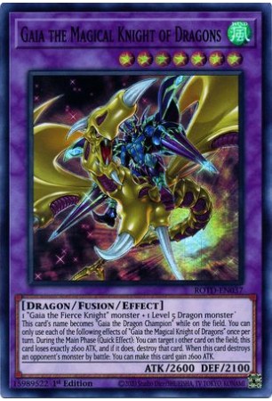 Gaia the Magical Knight of Dragons - ROTD-EN037 - Super Rare